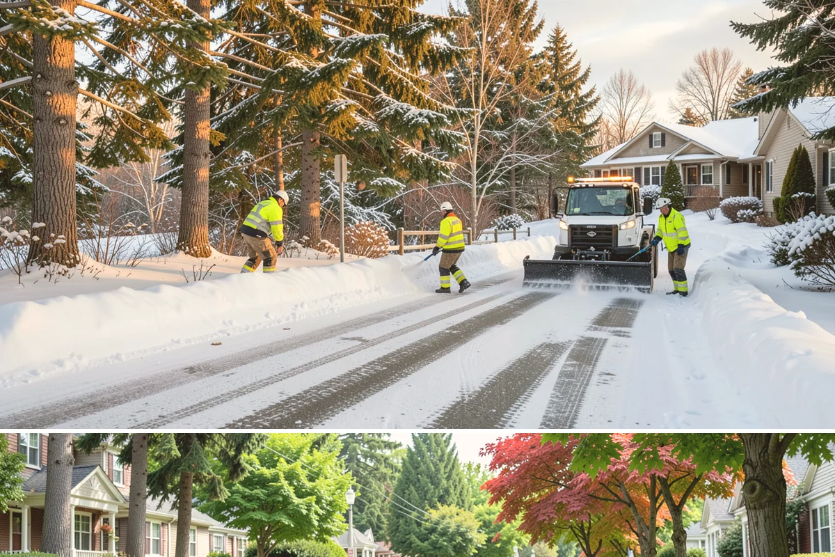 Bank Parking Lot Snow Removal in Beaux Arts Village, King County, WA - Bank lots across Western Washington need the most winter attention from December through February, when morning freezes meet...