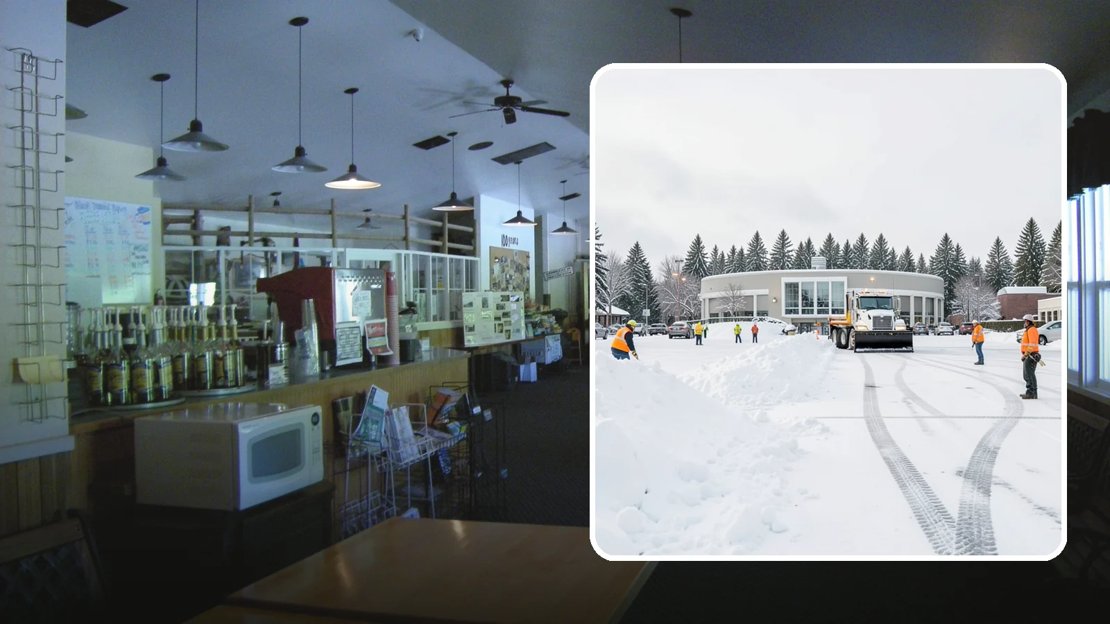 Bank Parking Lot Snow Removal in Black Diamond, King County, WA - We clear bank lots, drive-throughs, and ATM lanes so Western Washington customers bank safely all winter.