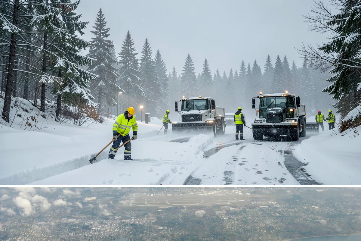 Bank Parking Lot Snow Removal in Burien, King County, WA - Bank lots across Western Washington need the most winter attention from December through February, when morning freezes meet...