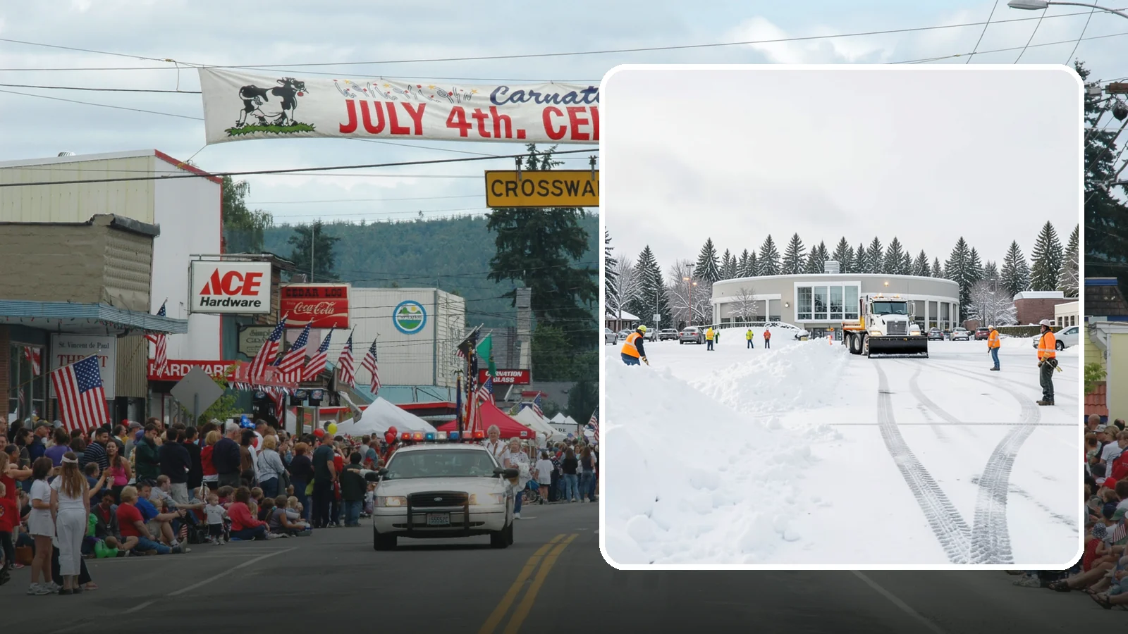 Bank Parking Lot Snow Removal in Carnation, King County, WA - We clear bank lots, drive-throughs, and ATM lanes so Western Washington customers bank safely all winter.