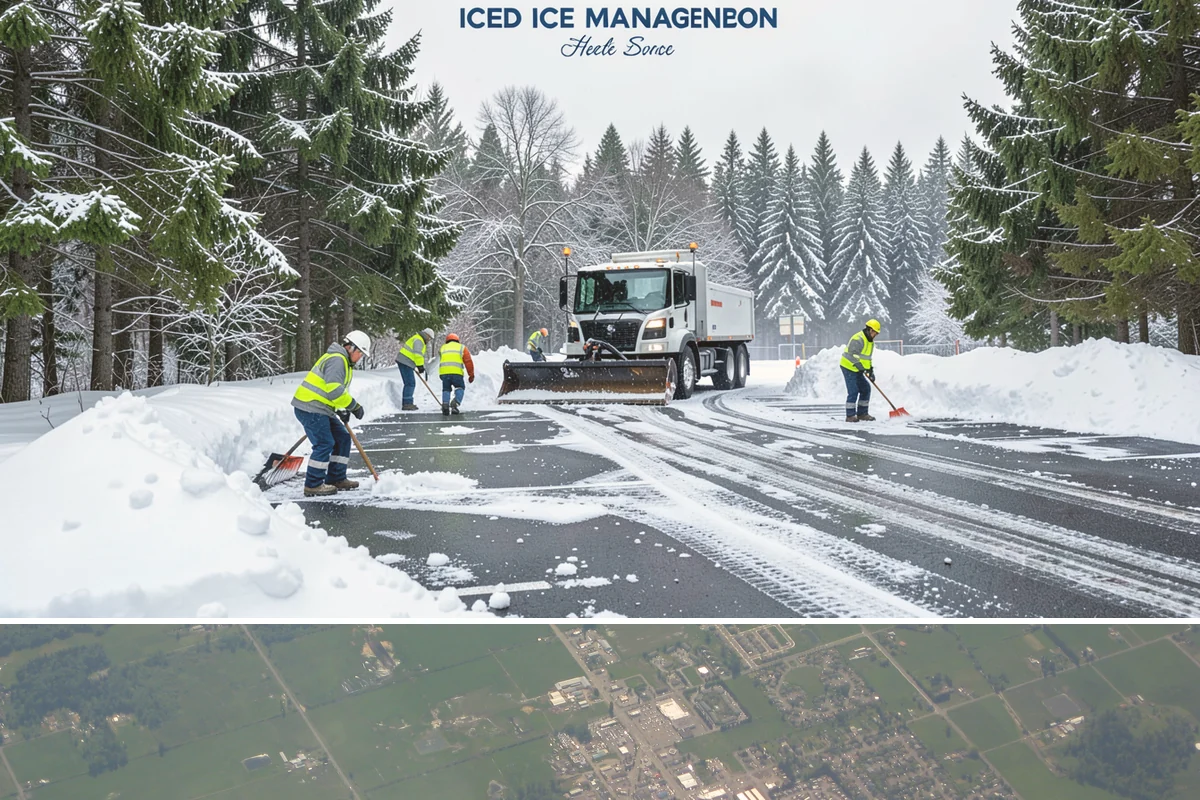 Bank Parking Lot Snow Removal in Enumclaw, King County, WA - Bank lots across Western Washington need the most winter attention from December through February, when morning freezes meet...