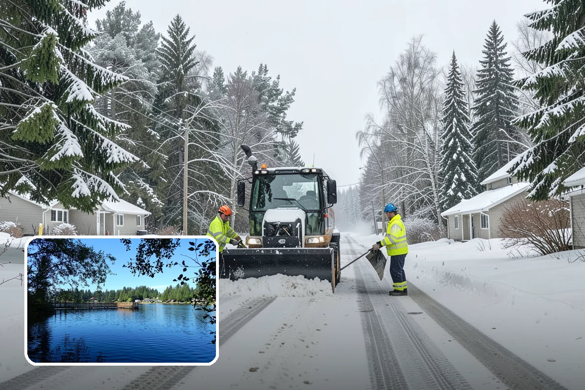 Bank Parking Lot Snow Removal in Federal Way, King County, WA - Customer parking and drive-through lanes stay open all day