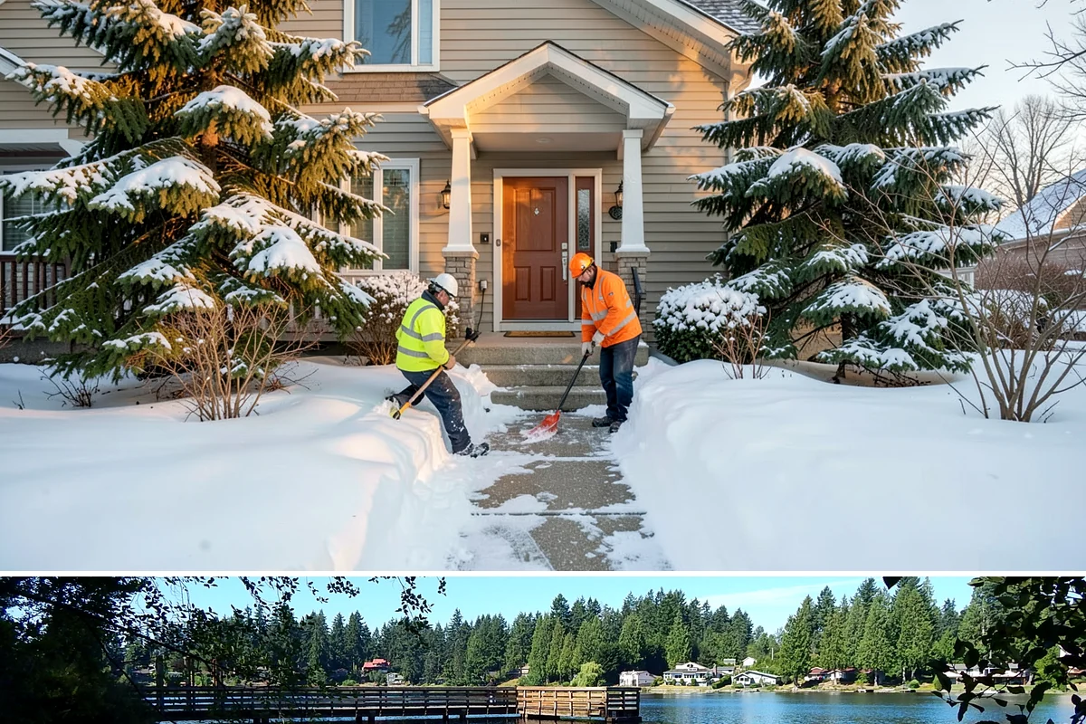 Bank Parking Lot Snow Removal in Federal Way, King County, WA - Bank lots across Western Washington need the most winter attention from December through February, when morning freezes meet...