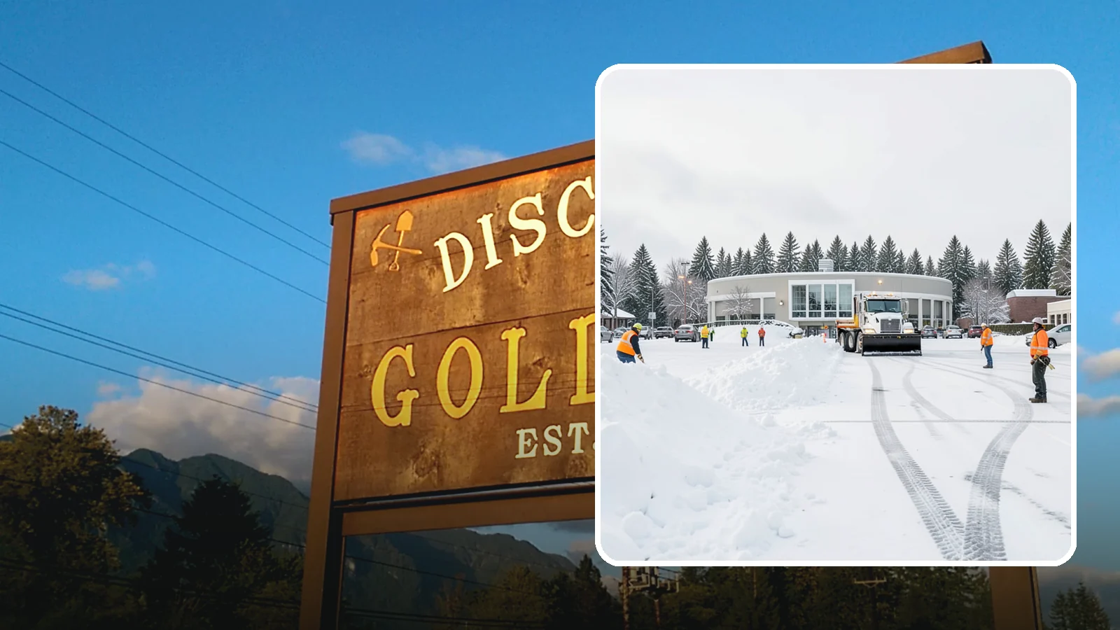 Bank Parking Lot Snow Removal in Gold Bar, Snohomish County, WA - We clear bank lots, drive-throughs, and ATM lanes so Western Washington customers bank safely all winter.