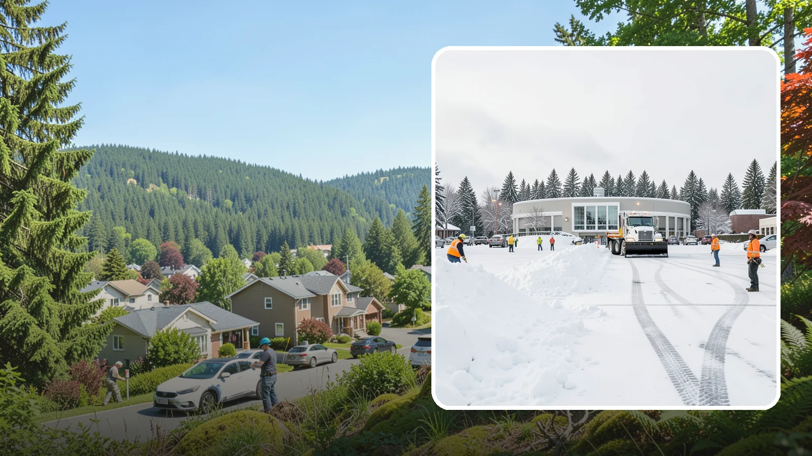 Bank Parking Lot Snow Removal in Index, Snohomish County, WA - We clear bank lots, drive-throughs, and ATM lanes so Western Washington customers bank safely all winter.