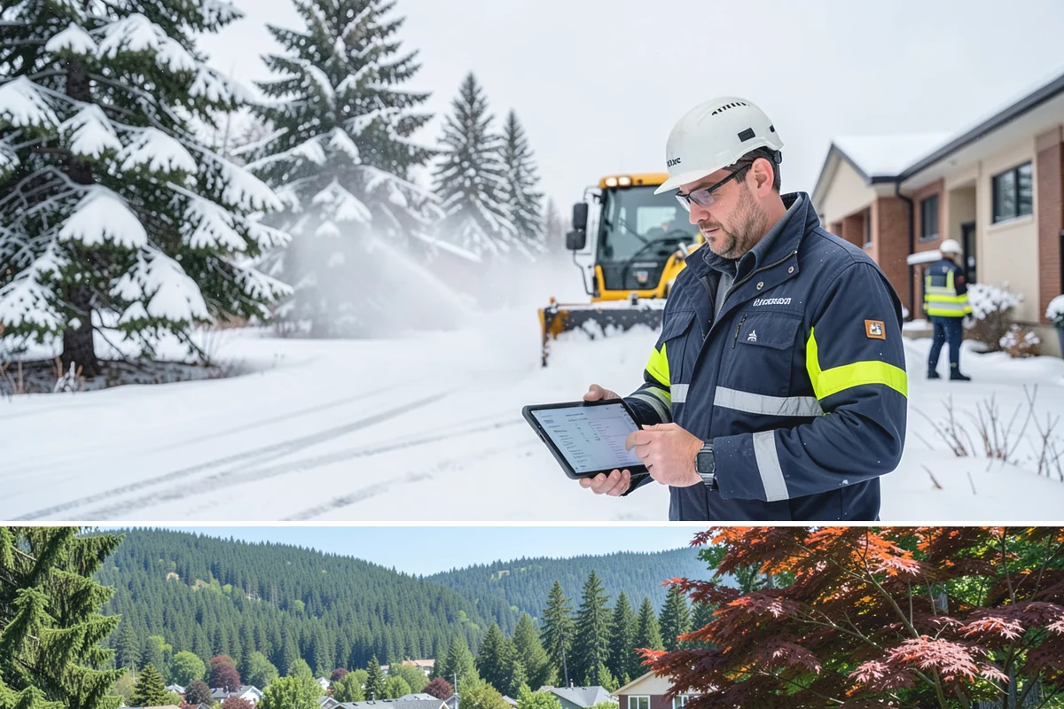 Bank Parking Lot Snow Removal in Index, Snohomish County, WA - Bank lots across Western Washington need the most winter attention from December through February, when morning freezes meet...