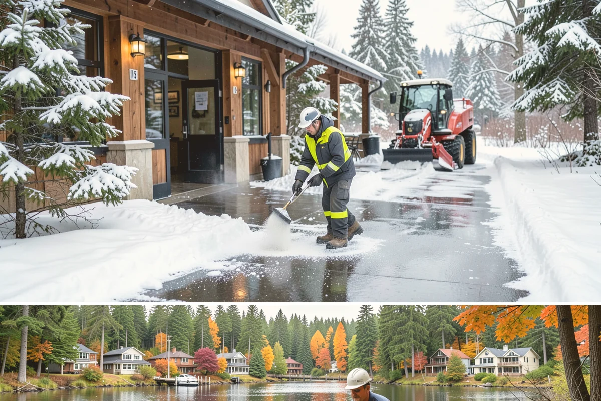 Bank Parking Lot Snow Removal in La Conner, Skagit County, WA - Bank lots across Western Washington need the most winter attention from December through February, when morning freezes meet...