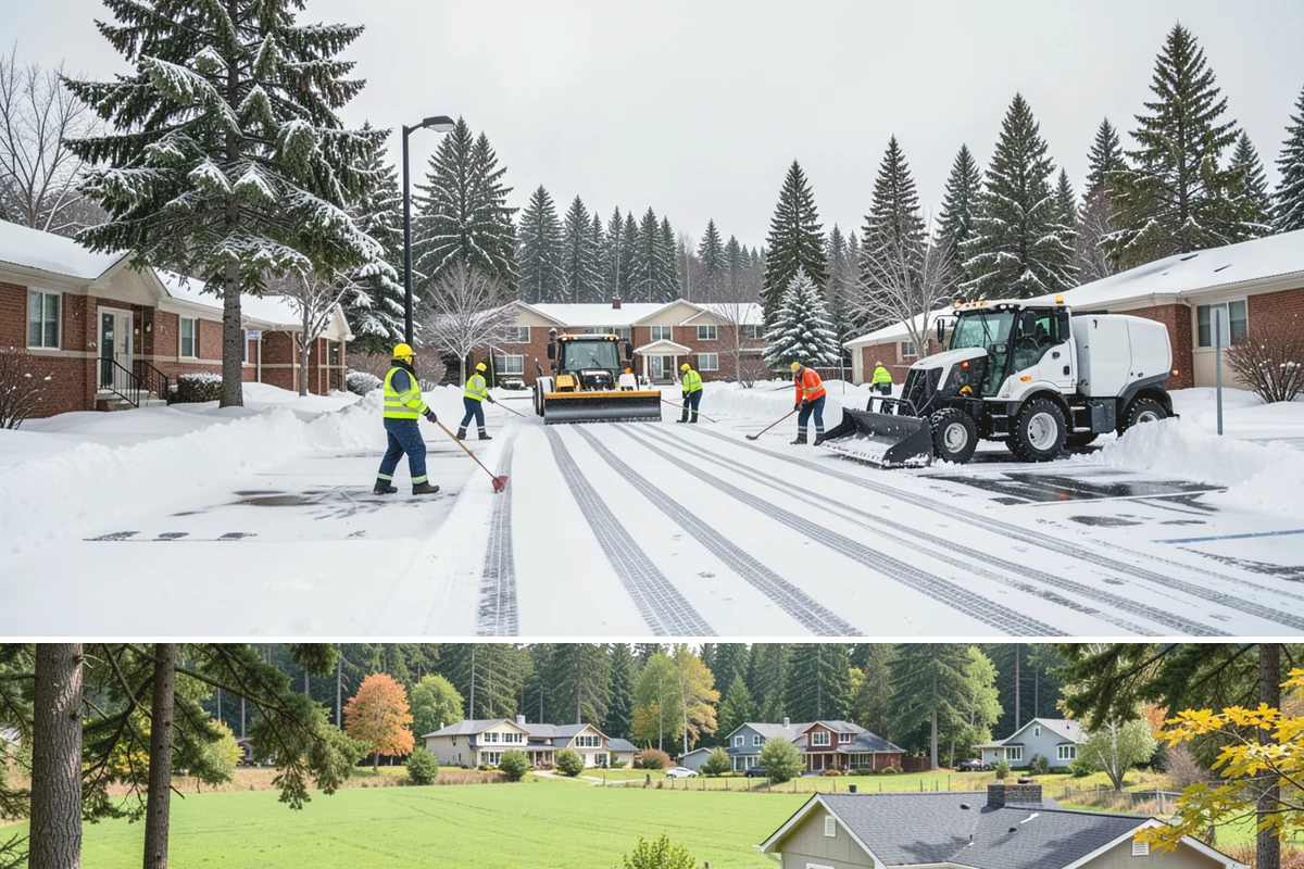 Bank Parking Lot Snow Removal in Lyman, Skagit County, WA - Bank lots across Western Washington need the most winter attention from December through February, when morning freezes meet...