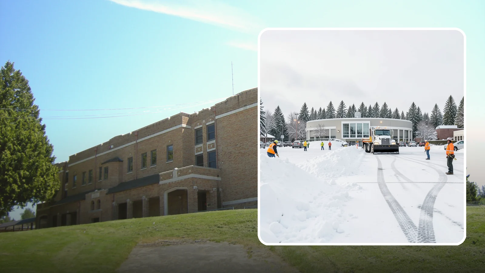 Bank Parking Lot Snow Removal in Maple Valley, King County, WA - We clear bank lots, drive-throughs, and ATM lanes so Western Washington customers bank safely all winter.