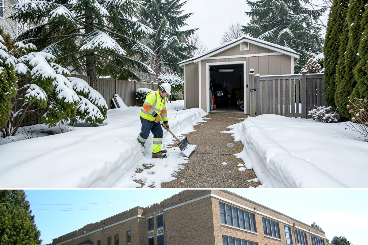 Bank Parking Lot Snow Removal in Maple Valley, King County, WA - Bank lots across Western Washington need the most winter attention from December through February, when morning freezes meet...