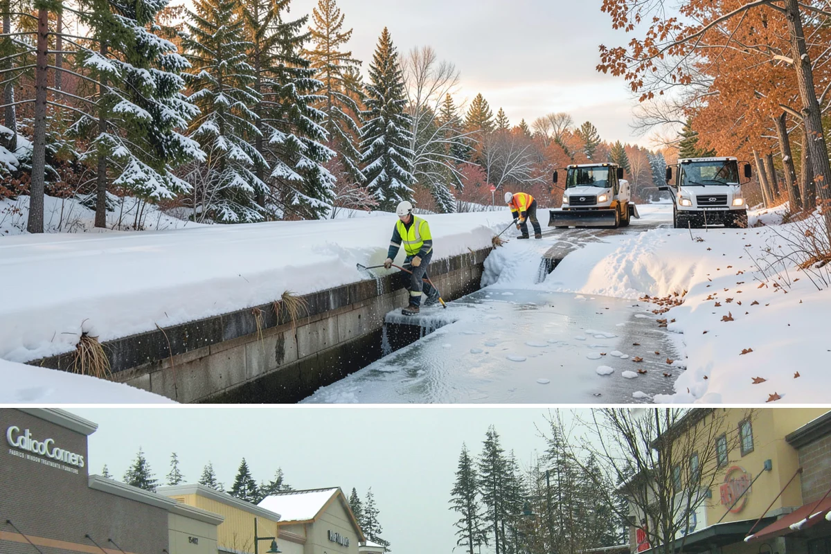 Bank Parking Lot Snow Removal in Mill Creek, Snohomish County, WA - Bank lots across Western Washington need the most winter attention from December through February, when morning freezes meet...