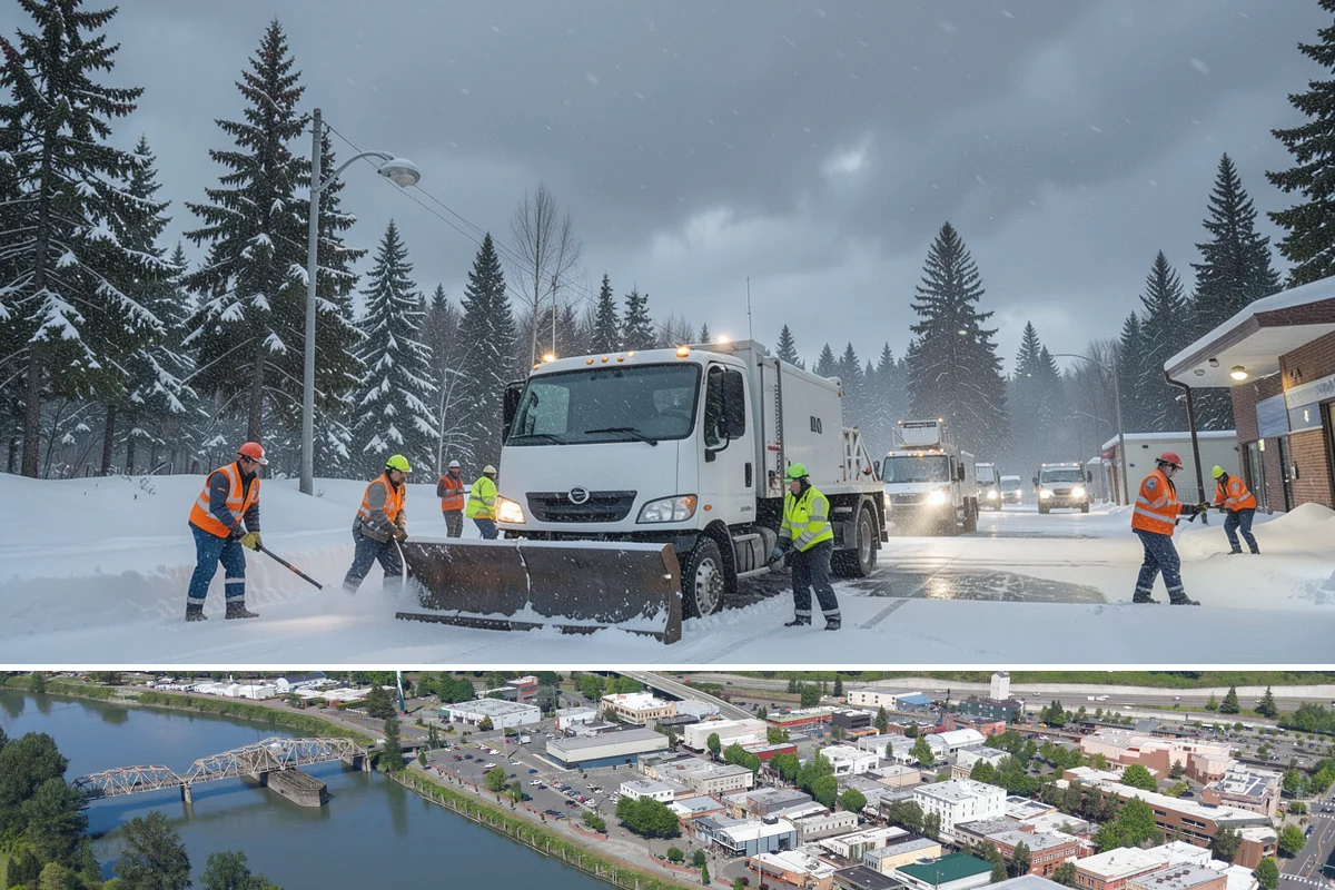Bank Parking Lot Snow Removal in Mount Vernon, Skagit County, WA - Bank lots across Western Washington need the most winter attention from December through February, when morning freezes meet...
