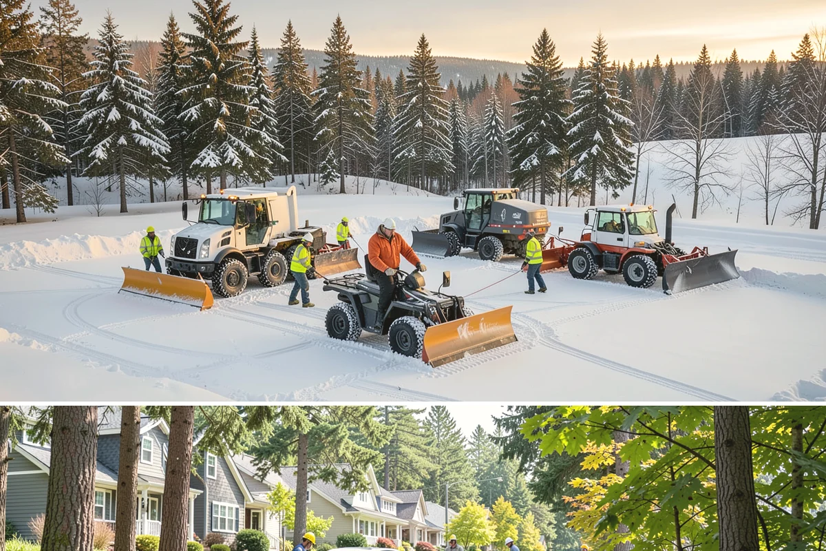 Bank Parking Lot Snow Removal in Normandy Park, King County, WA - Bank lots across Western Washington need the most winter attention from December through February, when morning freezes meet...