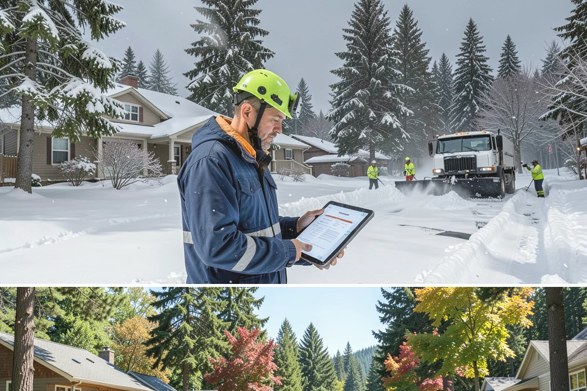 Bank Parking Lot Snow Removal in Orting, Pierce County, WA - Bank lots across Western Washington need the most winter attention from December through February, when morning freezes meet...