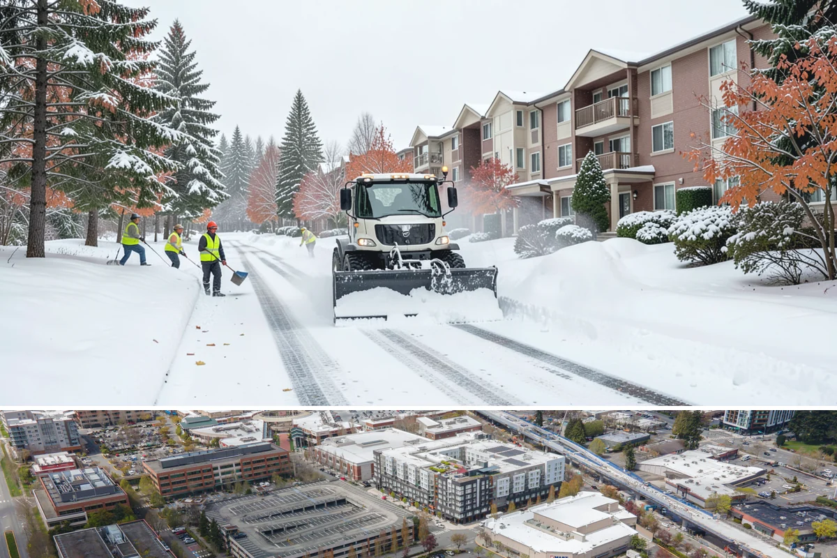 Bank Parking Lot Snow Removal in Redmond, King County, WA - Bank lots across Western Washington need the most winter attention from December through February, when morning freezes meet...