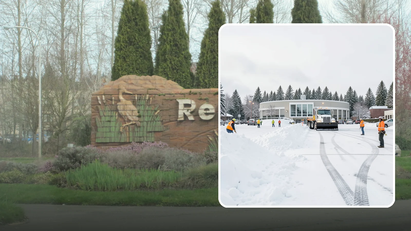 Bank Parking Lot Snow Removal in Renton, King County, WA - We clear bank lots, drive-throughs, and ATM lanes so Western Washington customers bank safely all winter.