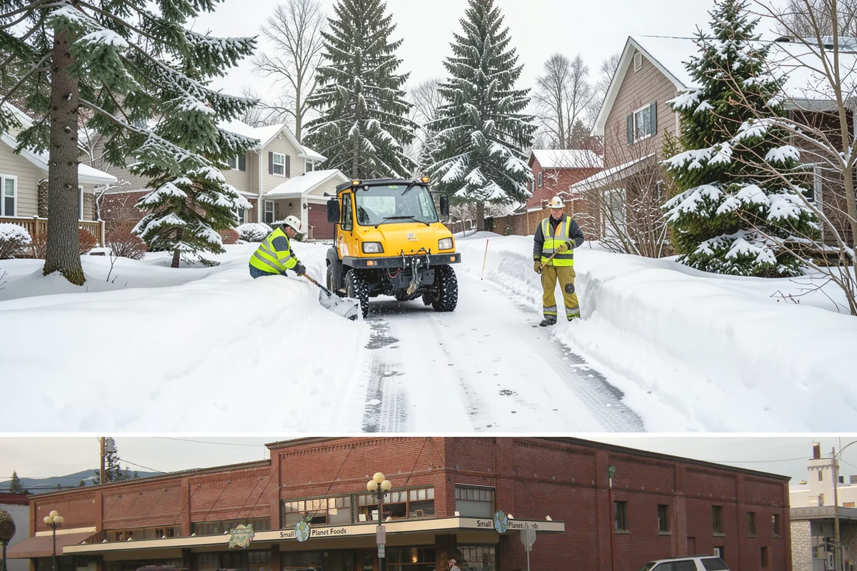 Bank Parking Lot Snow Removal in Sedro-Woolley, Skagit County, WA - Bank lots across Western Washington need the most winter attention from December through February, when morning freezes meet...