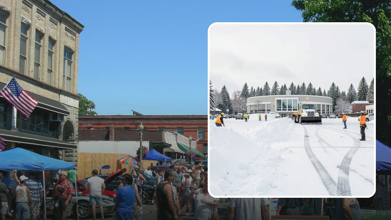 Bank Parking Lot Snow Removal in Snohomish, Snohomish County, WA - We clear bank lots, drive-throughs, and ATM lanes so Western Washington customers bank safely all winter.