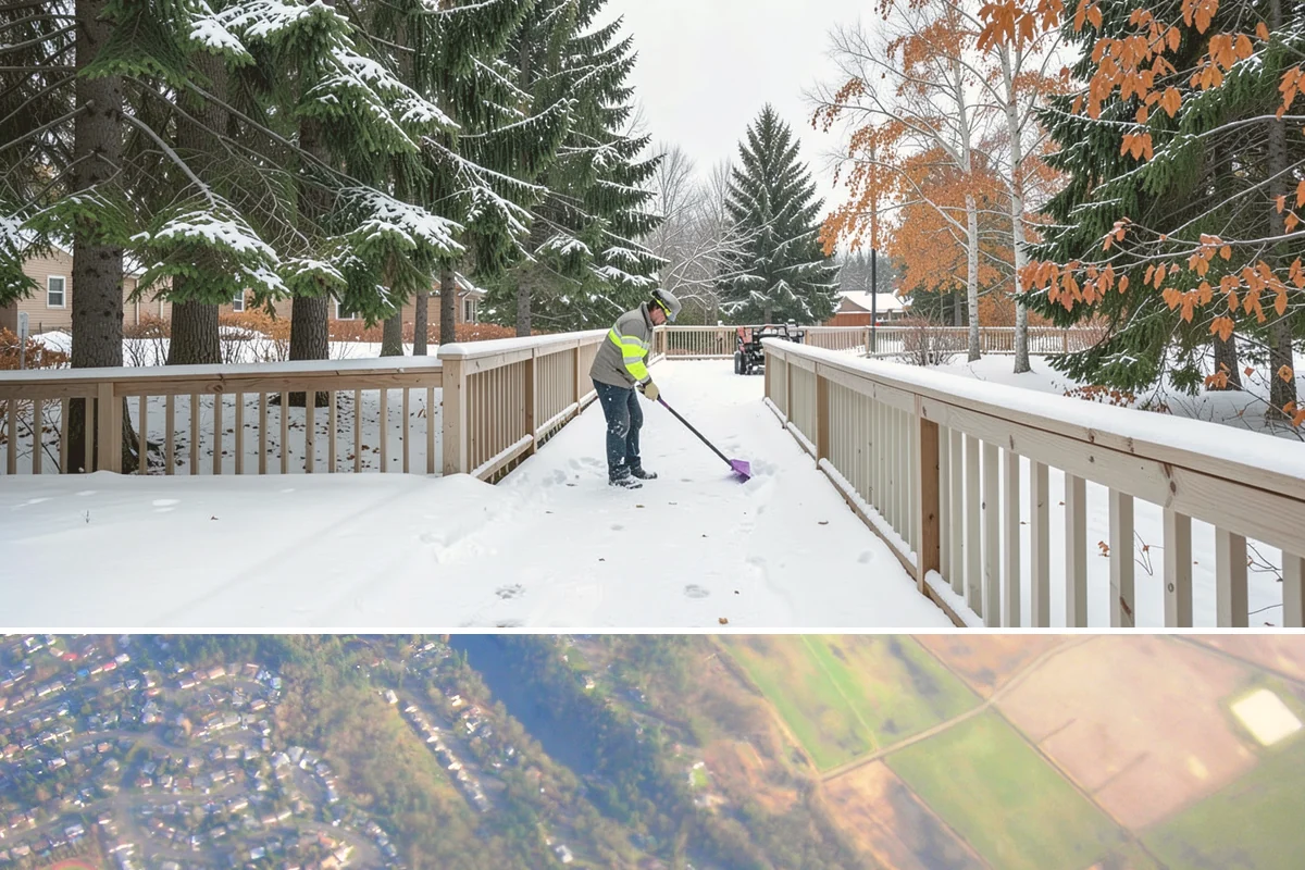 Bank Sidewalk Clearing in Algona, King County, WA - Bank sidewalk risk peaks from December through February, when frost glazes smooth branch entrances before customers arrive.