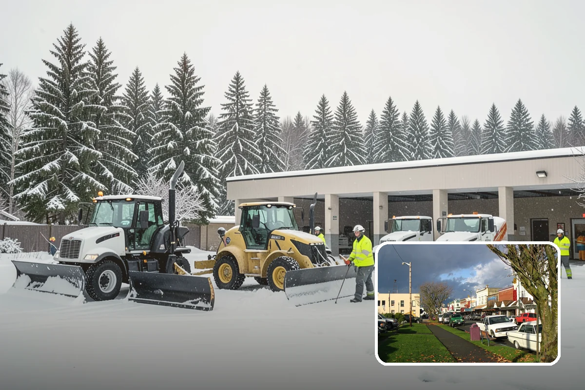 Bank Sidewalk Clearing in Arlington, Snohomish County, WA - Lobby and ATM approaches cleared for every customer