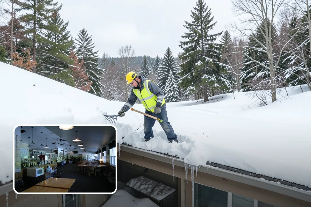 Bank Sidewalk Clearing in Black Diamond, King County, WA - Lobby and ATM approaches cleared for every customer