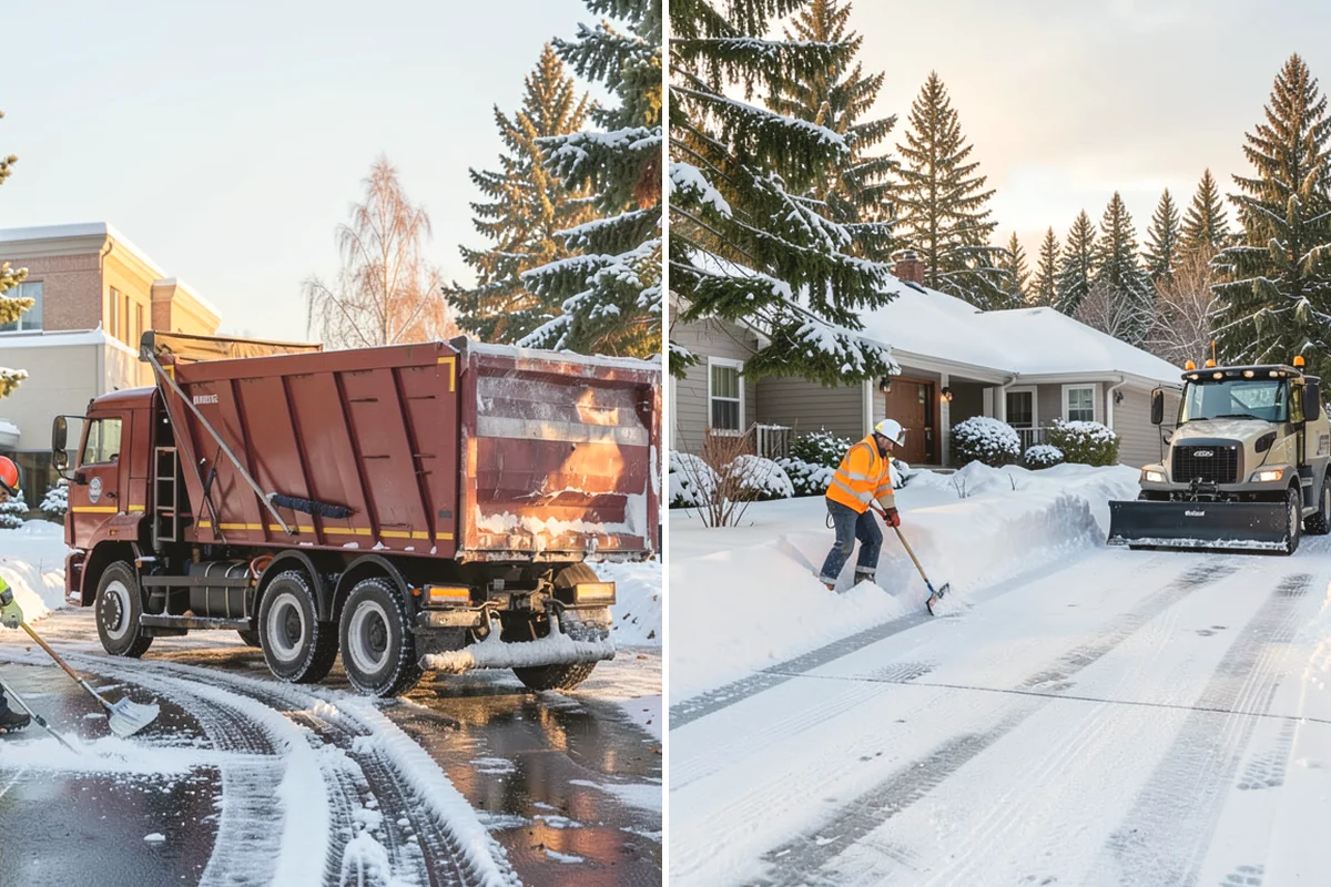 Bank Sidewalk Clearing in Black Diamond, King County, WA - Clear the lobby entrance and walk before the branch opens