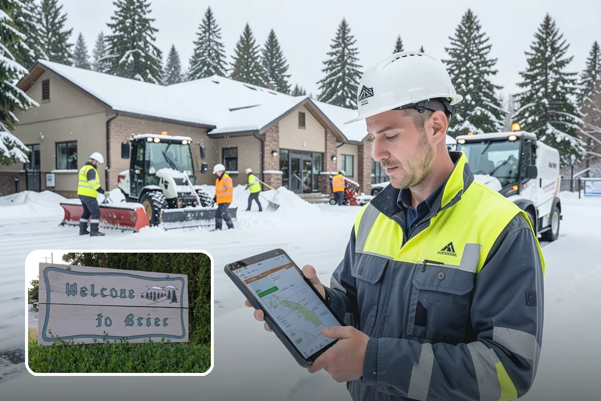 Bank Sidewalk Clearing in Brier, Snohomish County, WA - Lobby and ATM approaches cleared for every customer