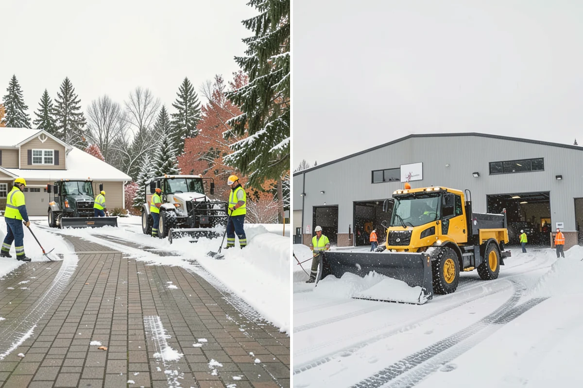 Bank Sidewalk Clearing in Brier, Snohomish County, WA - Clear the lobby entrance and walk before the branch opens