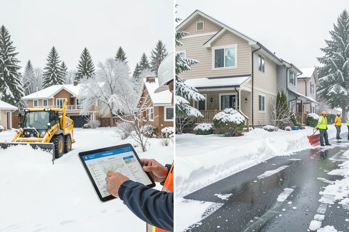 Bank Sidewalk Clearing in Burlington, Skagit County, WA - Clear the lobby entrance and walk before the branch opens