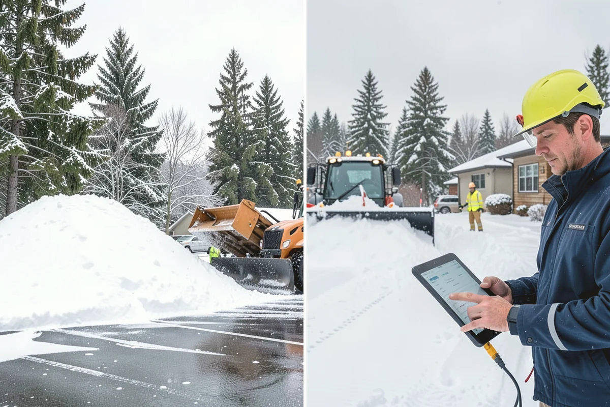 Bank Sidewalk Clearing in Duvall, King County, WA - Clear the lobby entrance and walk before the branch opens
