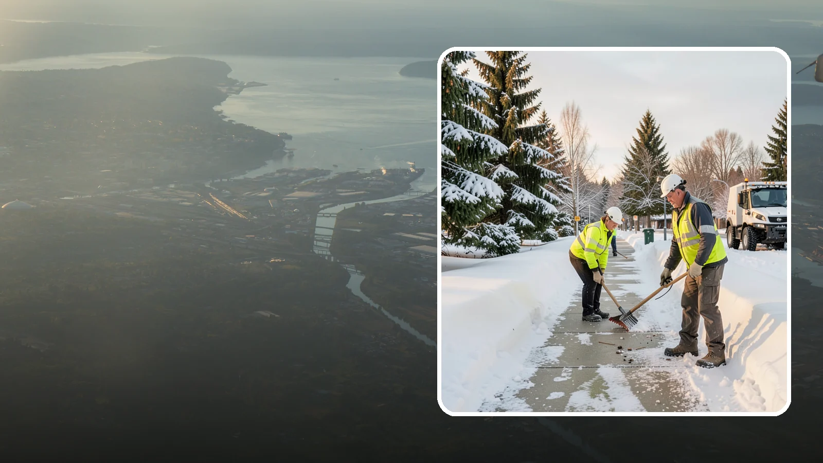 Bank Sidewalk Clearing in Fife, Pierce County, WA - Branch-entrance sidewalk clearing for Western Washington banks, keeping lobby approaches and ATM vestibule walks safe for...