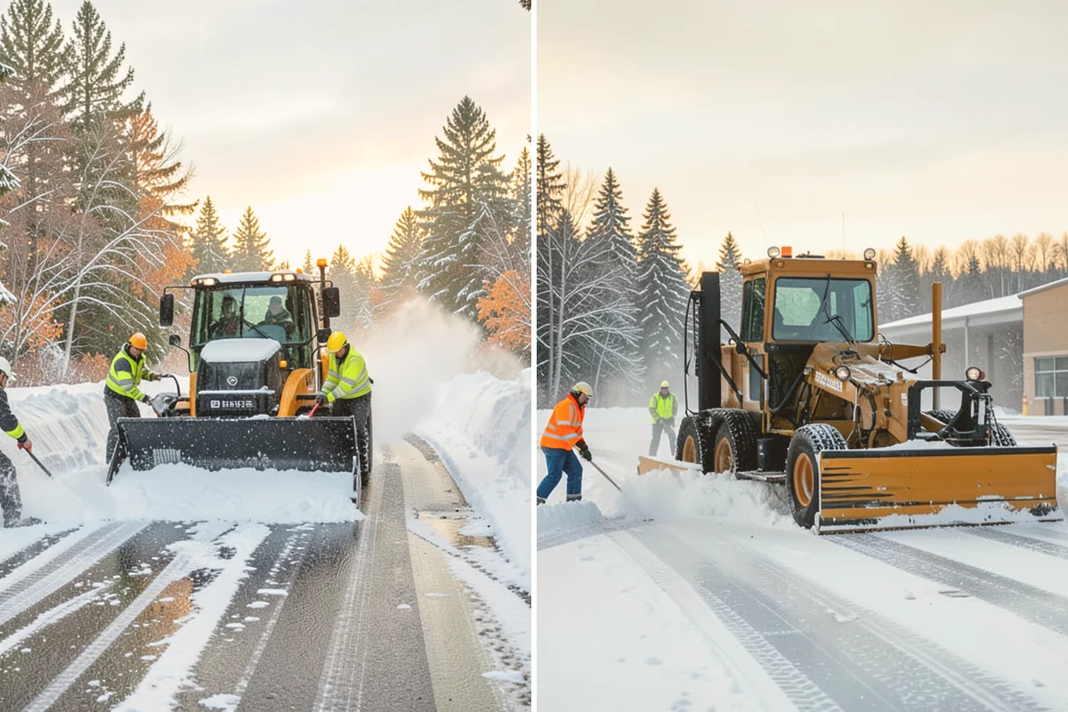 Bank Sidewalk Clearing in Kirkland, King County, WA - Clear the lobby entrance and walk before the branch opens