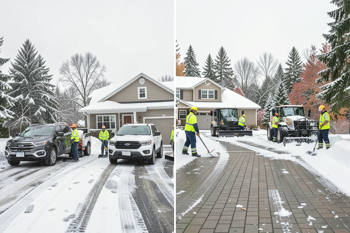 Bank Sidewalk Clearing in La Conner, Skagit County, WA - Clear the lobby entrance and walk before the branch opens