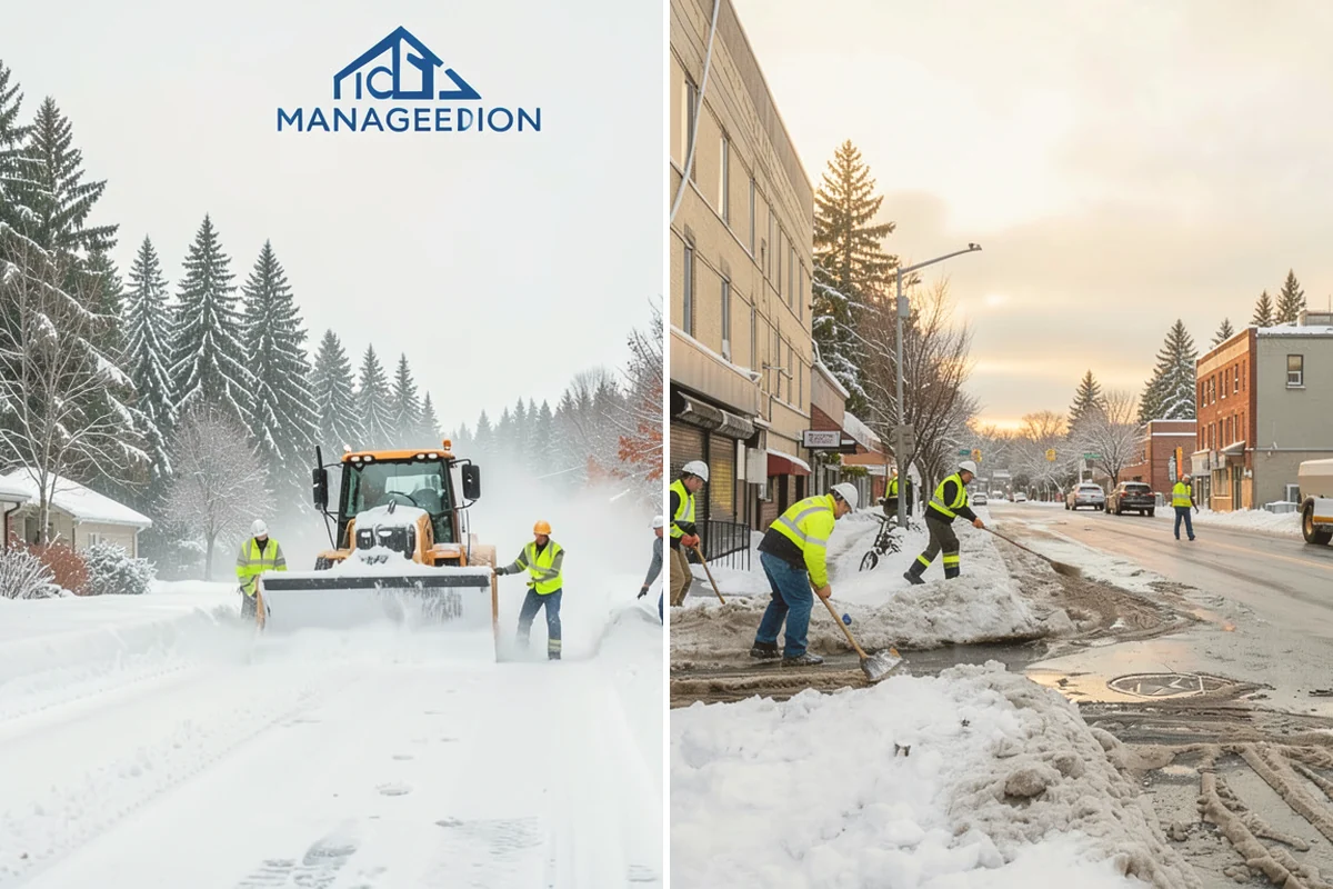 Bank Sidewalk Clearing in Lynnwood, Snohomish County, WA - Clear the lobby entrance and walk before the branch opens