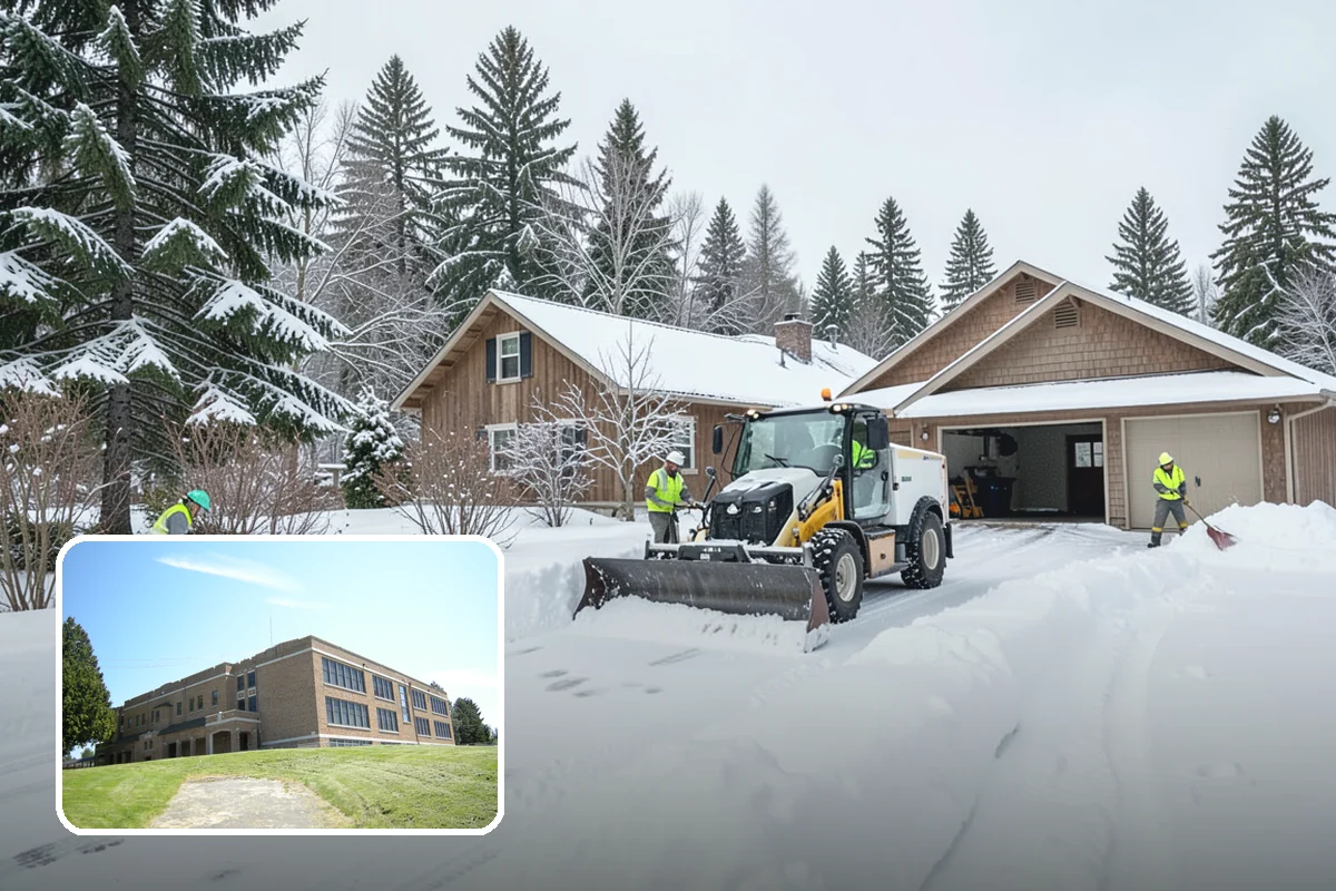 Bank Sidewalk Clearing in Maple Valley, King County, WA - Lobby and ATM approaches cleared for every customer