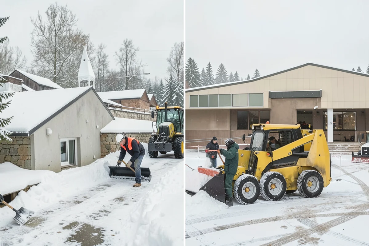 Bank Sidewalk Clearing in Mill Creek, Snohomish County, WA - Clear the lobby entrance and walk before the branch opens