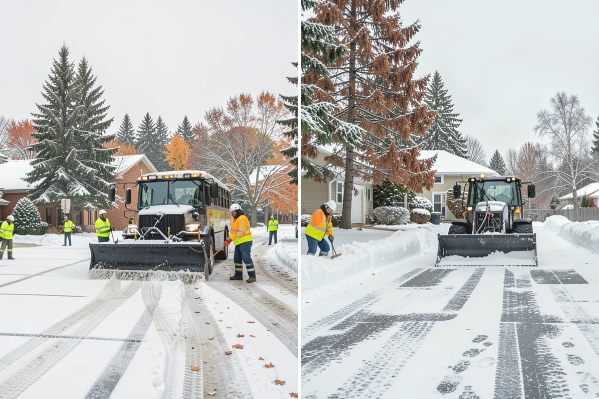 Bank Sidewalk Clearing in Mukilteo, Snohomish County, WA - Clear the lobby entrance and walk before the branch opens