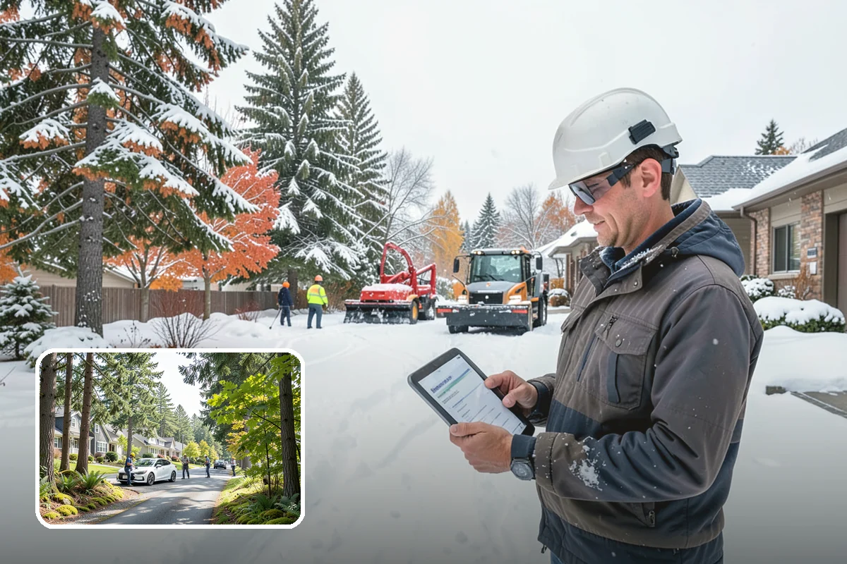 Bank Sidewalk Clearing in Normandy Park, King County, WA - Lobby and ATM approaches cleared for every customer