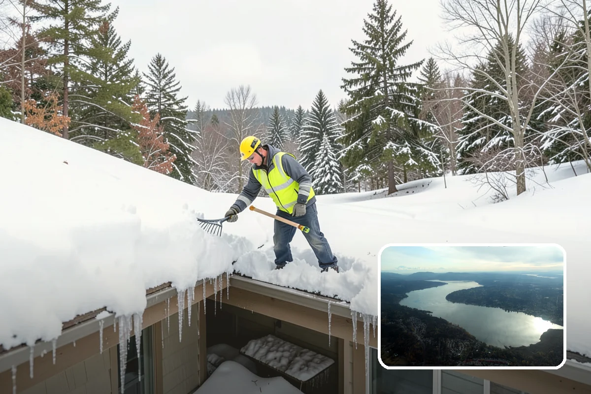 Bank Sidewalk Clearing in Sammamish, King County, WA - Lobby and ATM approaches cleared for every customer