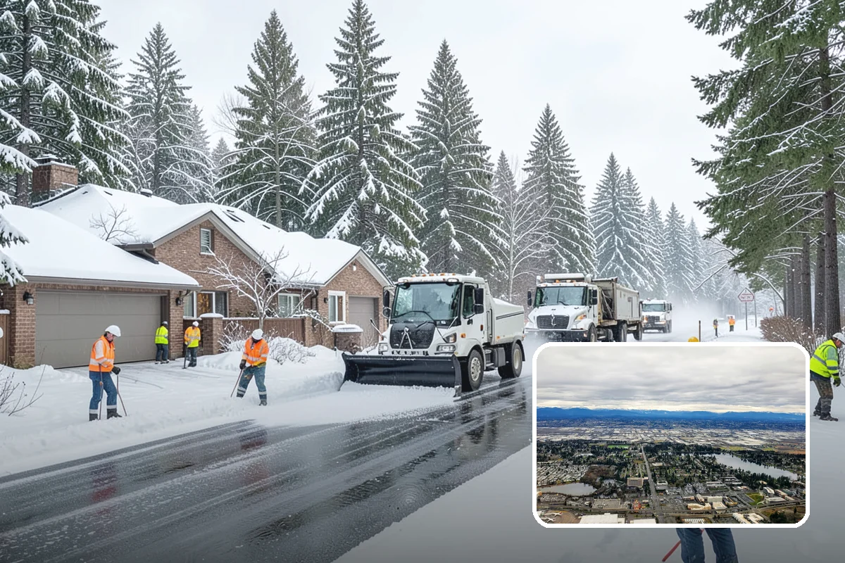 Bank Sidewalk Clearing in SeaTac, King County, WA - Lobby and ATM approaches cleared for every customer