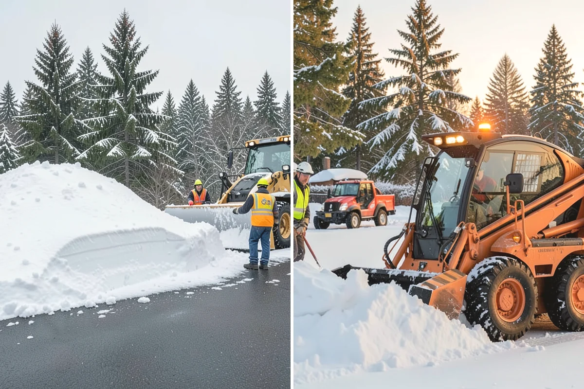 Bank Sidewalk Clearing in Steilacoom, Pierce County, WA - Clear the lobby entrance and walk before the branch opens