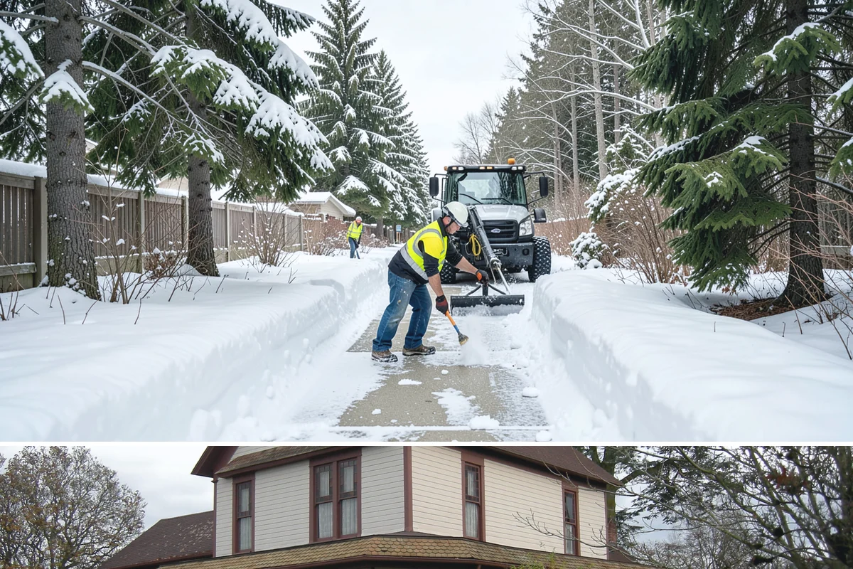 Bank Sidewalk Clearing in Sumner, Pierce County, WA - Bank sidewalk risk peaks from December through February, when frost glazes smooth branch entrances before customers arrive.