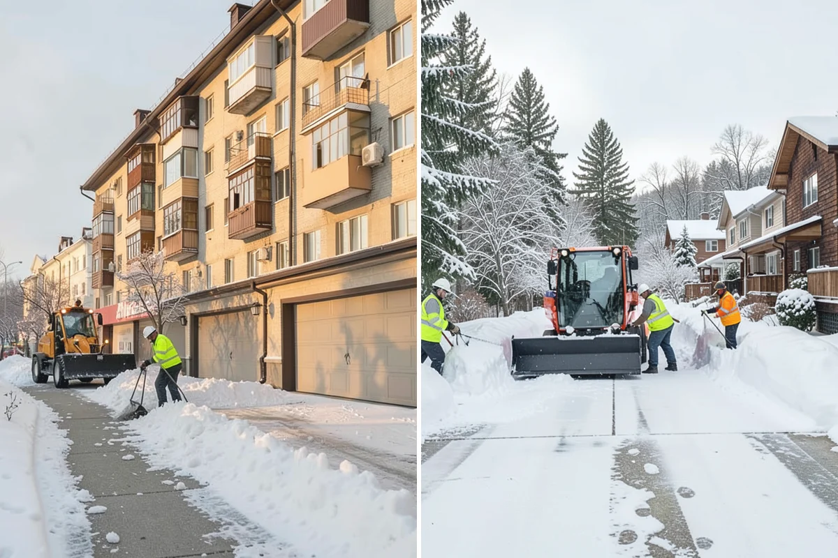Bank Sidewalk Clearing in Wilkeson, Pierce County, WA - Clear the lobby entrance and walk before the branch opens