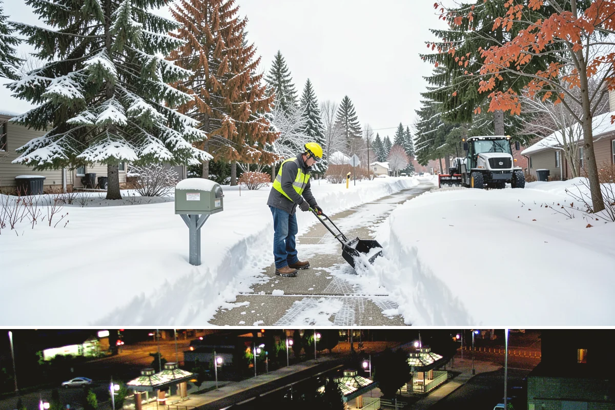 Bank Snow Plowing in Auburn, King County, WA - Set up service before winter so your lobby, drive-through, and ATM stay open every day.