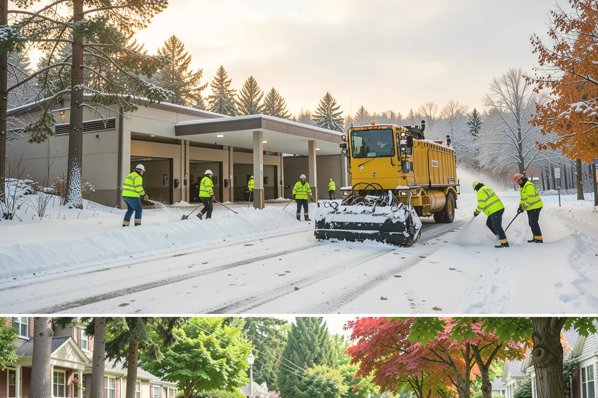 Bank Snow Plowing in Beaux Arts Village, King County, WA - Set up service before winter so your lobby, drive-through, and ATM stay open every day.