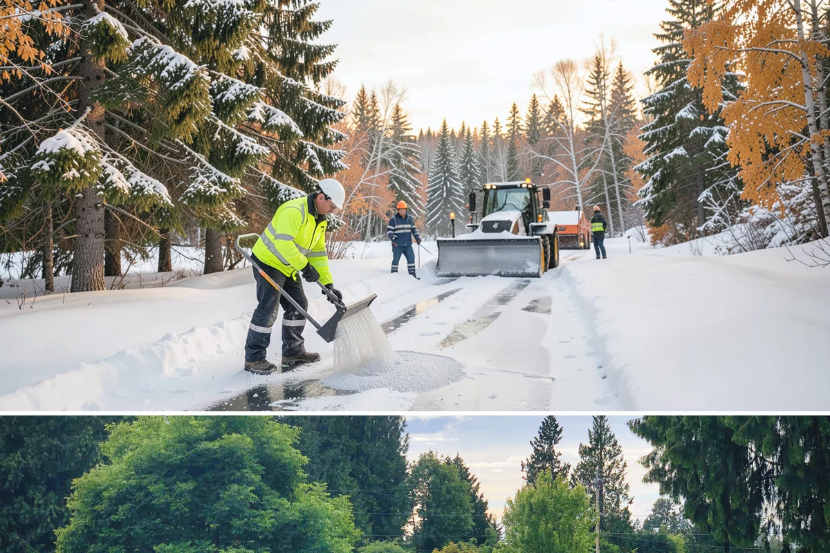Bank Snow Plowing in Bonney Lake, Pierce County, WA - Set up service before winter so your lobby, drive-through, and ATM stay open every day.