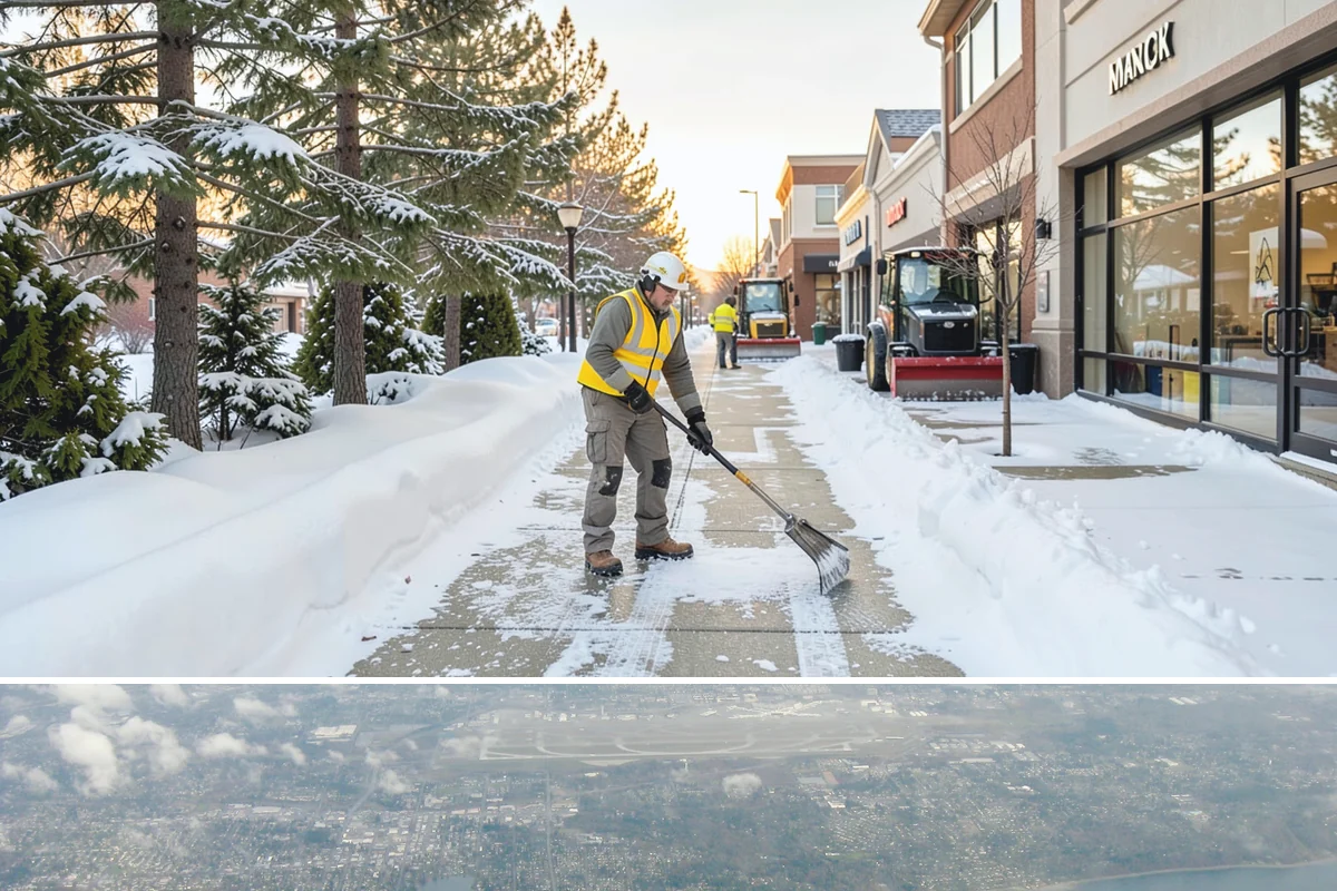 Bank Snow Plowing in Burien, King County, WA - Set up service before winter so your lobby, drive-through, and ATM stay open every day.