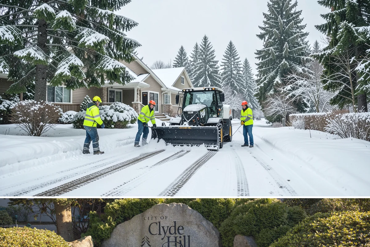 Bank Snow Plowing in Clyde Hill, King County, WA - Set up service before winter so your lobby, drive-through, and ATM stay open every day.
