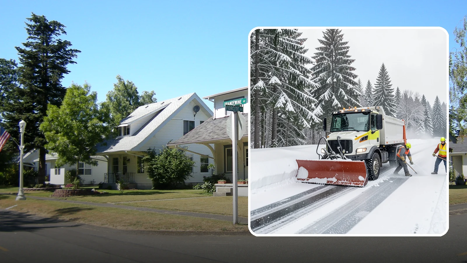 Bank Snow Plowing in DuPont, Pierce County, WA - We plow bank lots, drive-through lanes, and ATM approaches before open so customers transact safely all day.