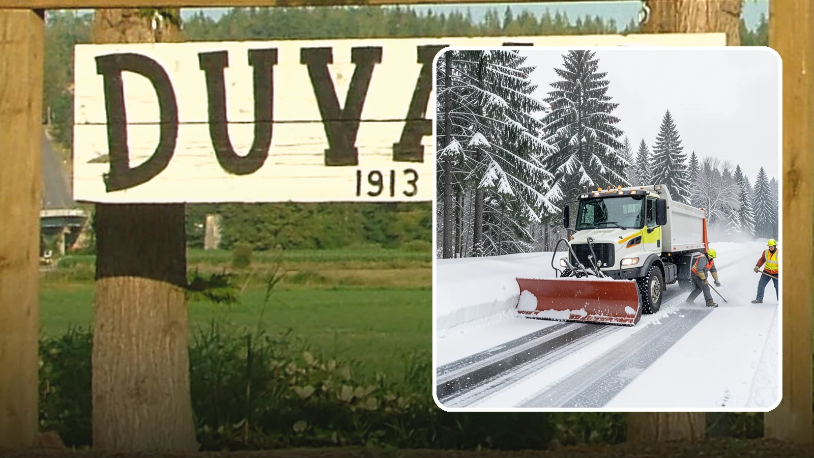 Bank Snow Plowing in Duvall, King County, WA - We plow bank lots, drive-through lanes, and ATM approaches before open so customers transact safely all day.